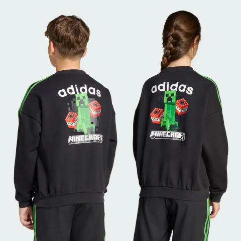 Moletom adidas Minecraft Crew Infantil - JW7723 - comprar online