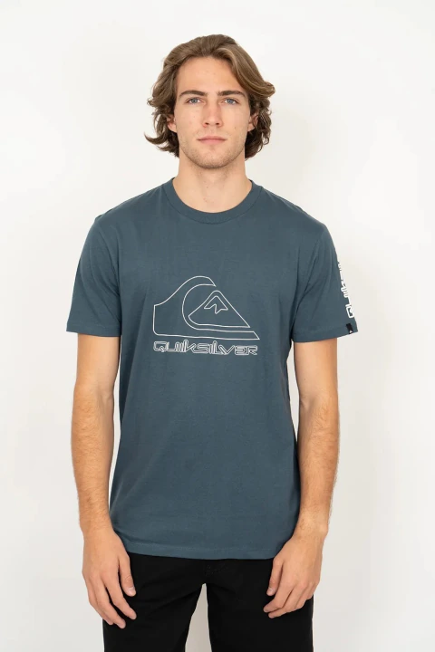 Camiseta Quiksilver New Tour Azul Escuro Q471A0947-36 - loja online