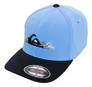 Boné Quiksilver Emb Three Logo Azul Flexfit Q911A0270