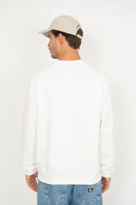 Moletom Quiksilver Care Big Pocket Action Branco Q423A0052-0100 - comprar online