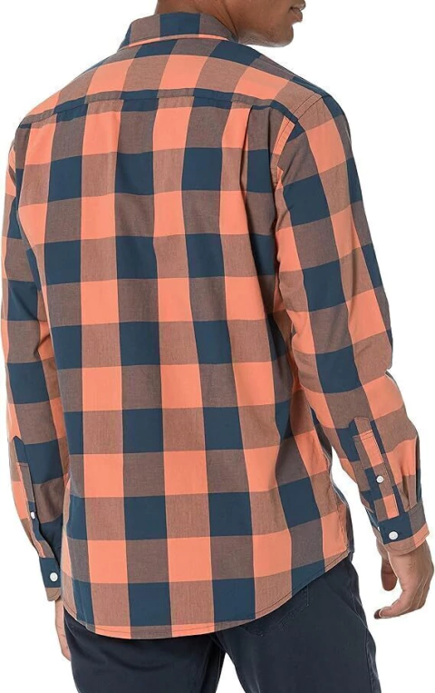 Camisa Xadrez Amazon Essentials Regular Fit - B07JL1-F4CS - Kevin Sports