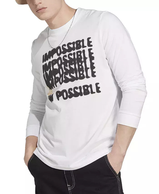 Camiseta Adidas Manga Longa Graphics New Age IC8873