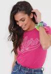 Camiseta Feminina Aeropostale Est. 1987 Rosa 2463 - comprar online