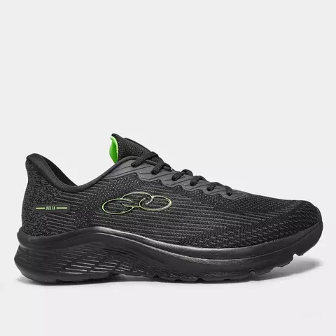 Tênis Olympikus Delta Masculino - Preto+Verde Limão - comprar online