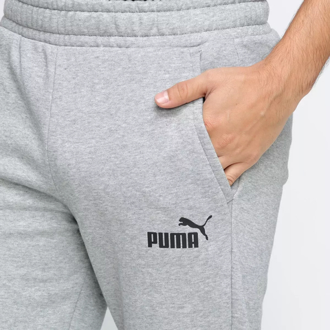 Calça Moletom Puma Essentials Slim Masculina Cinza 586749-03 na internet