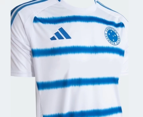 Imagem do Camisa Cruzeiro Adidas II 2025/26 Branca - JK5034