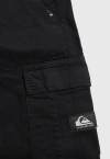 Bermuda Quiksilver Cargo Twill Preta Straight Fit Q502A0047-02 - comprar online
