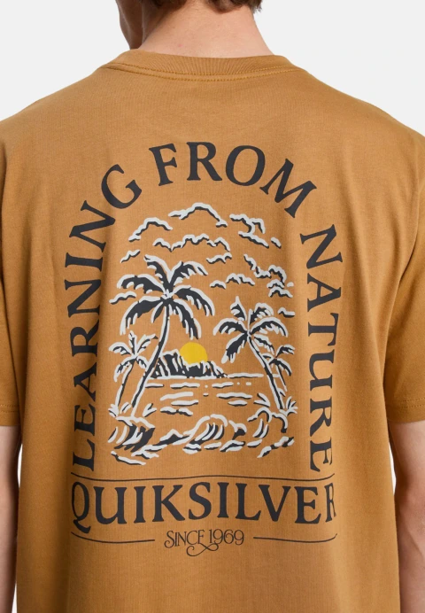 Camiseta Quiksilver M/C Learning From Nature Mostarda Q471A1078-25 na internet