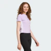Camiseta Adidas Baby Look Essentials Três Listras Slim - JY3152 - comprar online