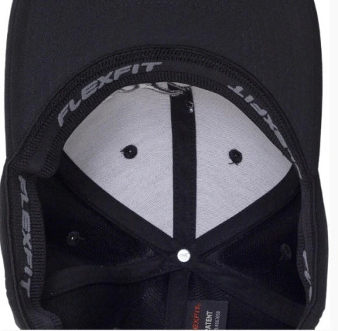Boné Quiksilver Emb Three Logo Preto Flexfit Q911A0270-BLACK na internet