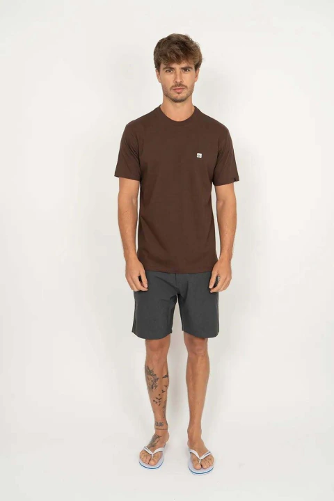 Camiseta Quiksilver Transfer Square Marrom Q471A0986-14 na internet