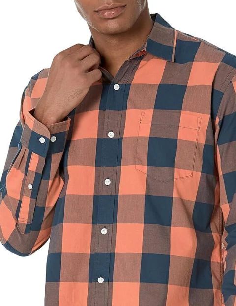 Camisa Xadrez Amazon Essentials Regular Fit - B07JL1-F4CS na internet