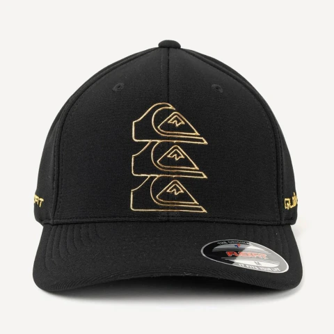 Boné Quiksilver Chrome Three Logo Preto Q911A0399-02 - Kevin Sports