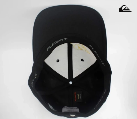 Boné Quiksilver Flexfit Silver Transfer Emb Preto Q911A0433-PRETO - Kevin Sports
