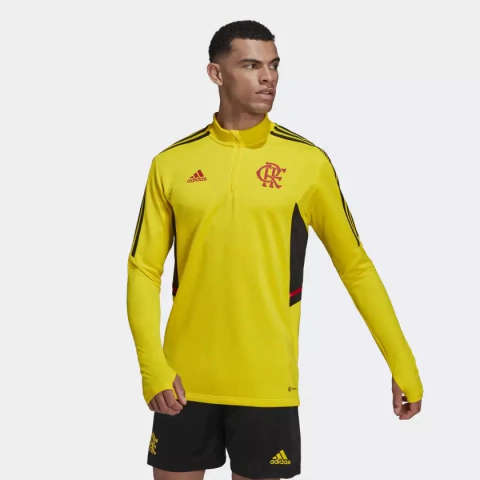Moletom de Treino Flamengo Adidas CRF TR TOP I 2022 HA5414 - Kevin Sports