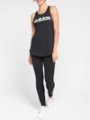 Regata Adidas Logo Linear Feminina - Preto+Branco GA0681 - Kevin Sports