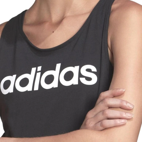 Regata Feminina Essentials Loose Logo Preta GL0566 na internet