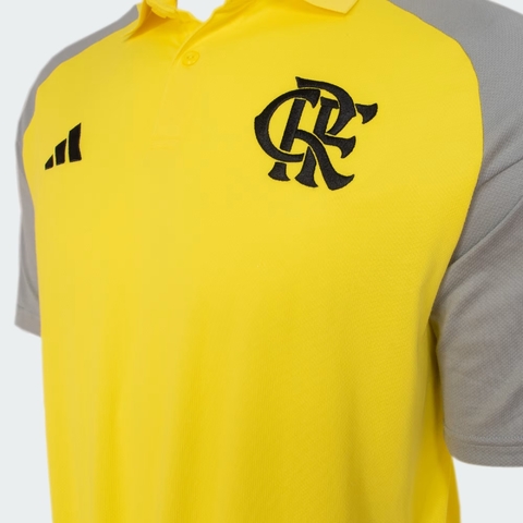 Camisa Polo Flamengo Adidas Comissão Técnica Amarela 24/25 IP8215 na internet