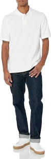 Camisa Polo Amazon Essentials Branca B01IXF-PJJK - Kevin Sports
