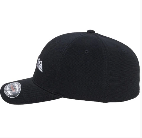 Boné Quiksilver Emb Three Logo Preto Flexfit Q911A0270-BLACK - comprar online