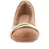 Scarpin Modare Ultraconforto Anabela Metalizado Caramelo - 7036.415.24115.62159 na internet