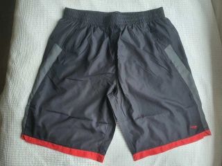 Bermuda Rainha Pulley Masculina - Preto/Chumbo/Vermelho 4138344-9835