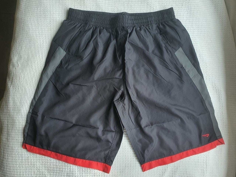 Bermuda Rainha Pulley Masculina - Preto/Chumbo/Vermelho 4138344-9835