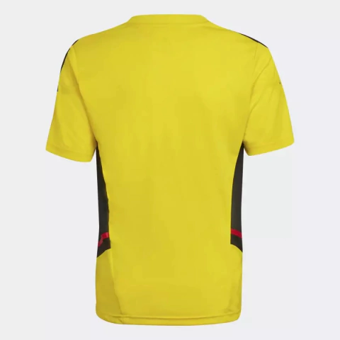 Camisa Treino Infantil CR Flamengo Condivo 22 - Amarelo adidas HA5416 - comprar online
