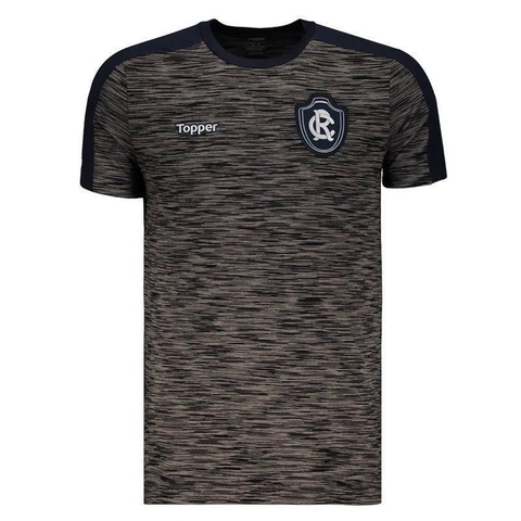 Camisa Remo Concentração Atleta 2018 Masculina Topper Cinza 4201483-555