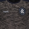 Camisa Remo Concentração Atleta 2018 Masculina Topper Cinza 4201483-555 - Kevin Sports