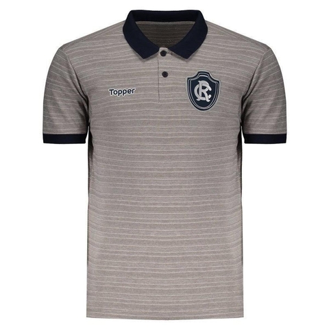Polo Remo Viagem Comissão Técnica 2018 Masculina Topper - Cinza 4201490-324