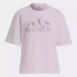 Camiseta Adidas Estampa Floral Soft Logo Feminina - GS4143