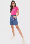 Camiseta Feminina Aeropostale Est. 1987 Rosa 2463 - Kevin Sports
