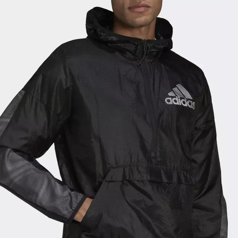 Jaqueta Corta-Vento - Preto adidas HD4336 - Kevin Sports
