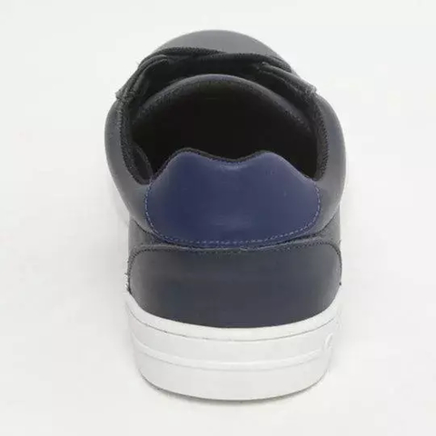 Tênis Em Couro Com Recortes. - Azul Marinho. - Calvin Klein M40810B-598 - Kevin Sports