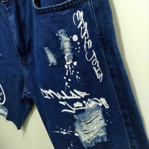 Bermuda titular jeans azul pichada 12645 na internet