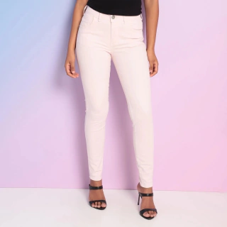 Calça Marisa Em Sarja. - Rosa Claro. - Forum 002.46.06128-43758