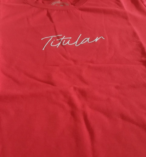 Camiseta Titular Jeans Writing Logo Vermelha 13257-VM - comprar online