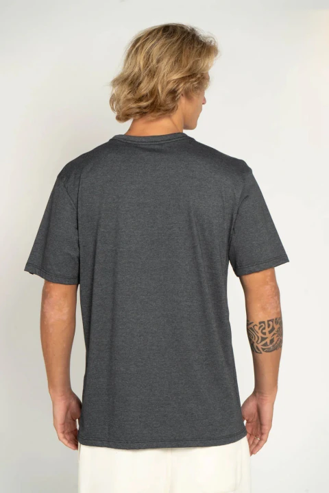 Camiseta Quiksilver New Omni Preto Mescla Q471A0895-94 - comprar online