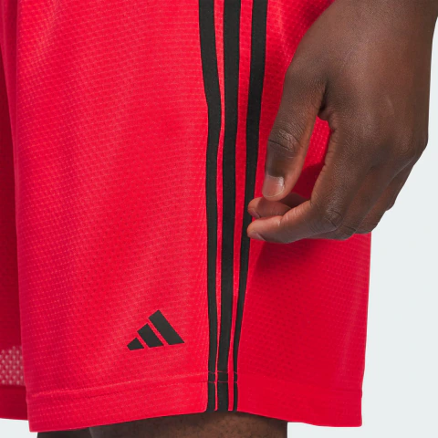 Shorts Adidas Malha Três Listras Aeroready - JX0276 - loja online