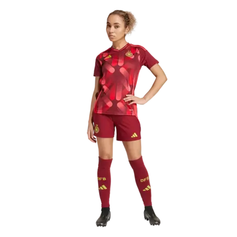 Camisa Alemanha Feminina Adidas II 2025 - Vermelha Original - JF2607 - comprar online