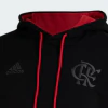 Moletom Flamengo Adidas Capuz Preto HS5235 - comprar online
