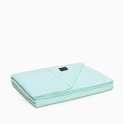 Toalha Calvin Klein CKJ Unicolor Azul Água - CM3PS85TO047-0521