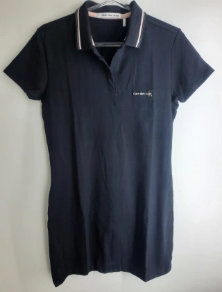 Vestido Polo Calvin Klein Jeans Preto CF2OC30VM267-0987