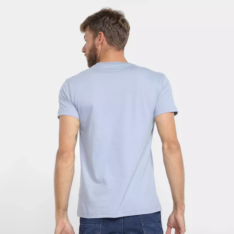 Camiseta Tommy Hilfiger Clássica Masculina - Azul - THMW0MW27120-THDY5 - comprar online