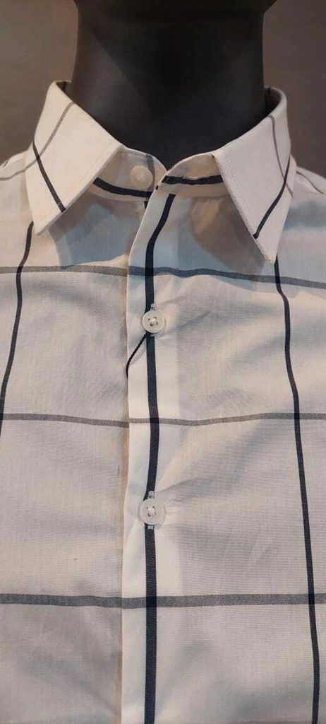 Blusão Acostamento Branco Xadrez 01101157 - comprar online