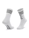 Kit 2 Pares de Meias Adidas Originals Trefoil Crew Cano Longo HC9526 na internet