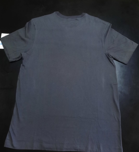 Camiseta Nike Just Do It Masculina Grafite + Azul DM4196-070 na internet
