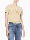 Blusa Calvin Klein Manga Curta Malha Casual Feminino CF3OC01BC6290712