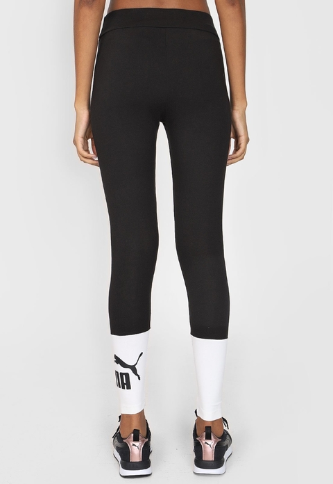 Legging Puma Colourblock Preta/Branca 587913-01 - comprar online